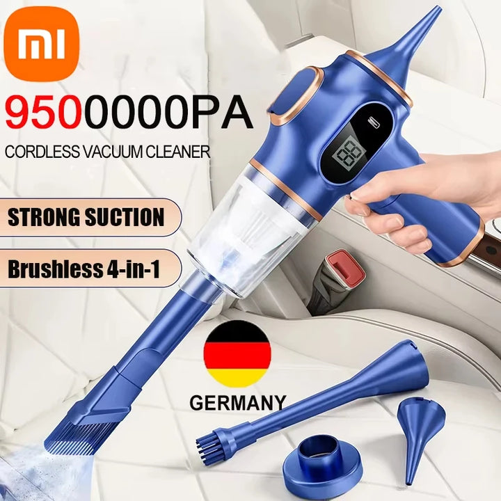 Xiaomi 9500000Pa 5 in1 Car Vacuum Cleaner Portable Robot Cleaner Dry Wet Dual Use Automobile vehicle-mounted Household Appliance