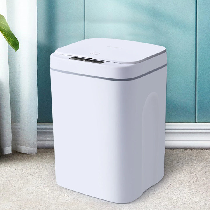 16L Automatic Sensor Trash Can Electric Touchless Smart Bin Kitchen Bathroom Waterproof Bucket Garbage With Lid Home Wastebasket