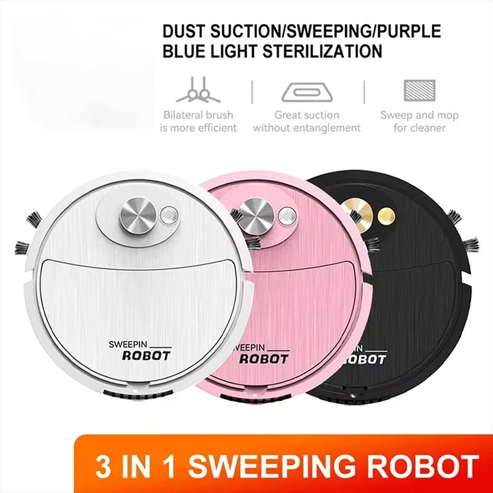 3-in-1 Smart Sweeping Robot Home Mini Sweeper Vacuum Mopping Automatic Sweeping and Mopping All-in-one Cleaning Expert