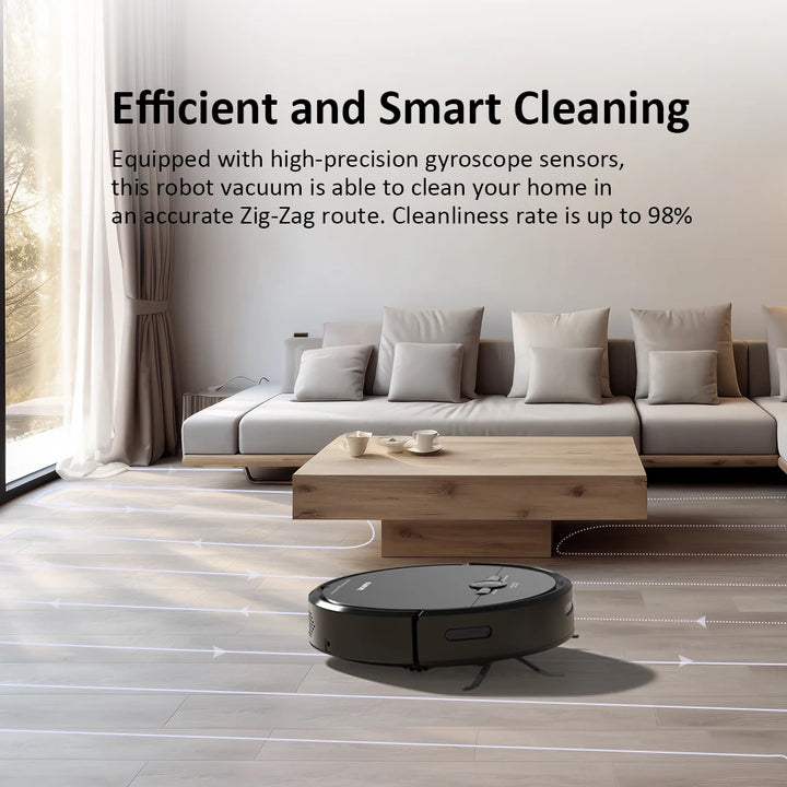 3600PA Vacuum Cleaner Robot,Smart Voice Control,Wireless Auto Charging,Floor Sweeper,Navigation Area On Map,Cleaning Robot