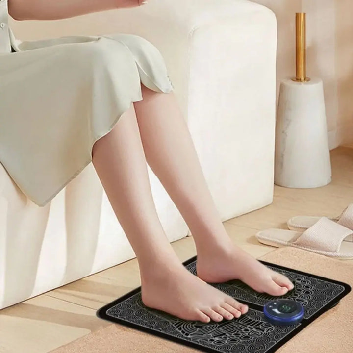 Foot Massager Foot Intelligent Massage Pad Relieve Fatigue Home Rechargeable Acupuncture Points Foot Therapy Machine