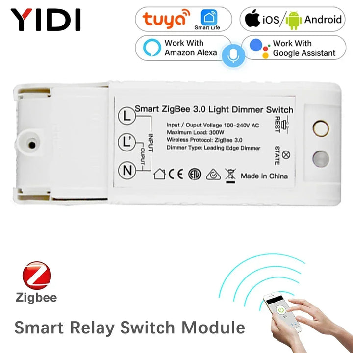 Customized DIY Zigbee Smart Home Automation Dimmer Switch Remote Control with Echo Plus Alexa SmartThings Fit for Zigbee 3.0 Hub