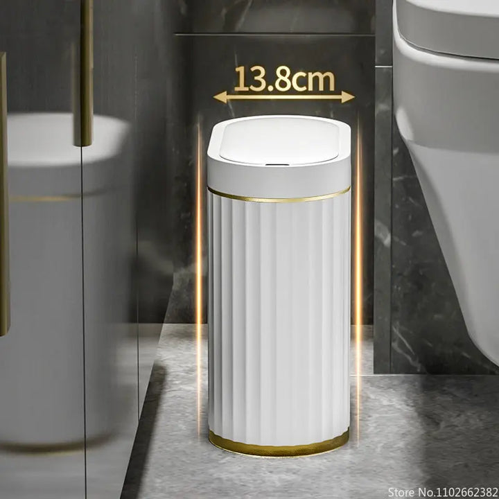 7L/9L Smart Trash Can Electronic Automatic Smart Sensor Garbage Bin Household Toilet Waste Garbage Can for Kitchen Bathroom